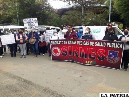 Sirmes se moviliza en el centro orureño /LA PATRIA