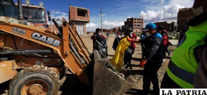 En la jornada se recolectaron 80 toneladas de basura de la avenida Al Valle / LA PATRIA 