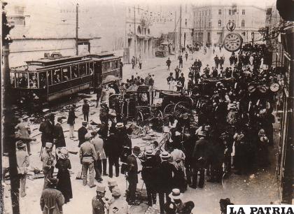 La inestabilidad en los Balcanes tuvo como resultado el inicio de la Primera Guerra Mundial. La imagen muestra disturbios en Sarajevo en 1914 /PD