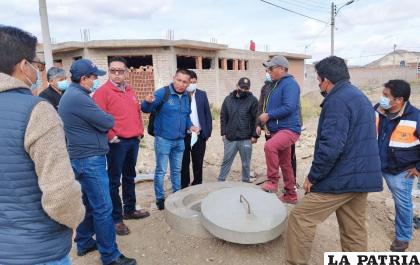 Inspección al proyecto Construcción del Sistema de Alcantarillado Sanitario J. V. Santa Ana II-A /SMIP