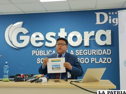 El gerente General de la Gestora, Jaime Durán / LA PATRIA