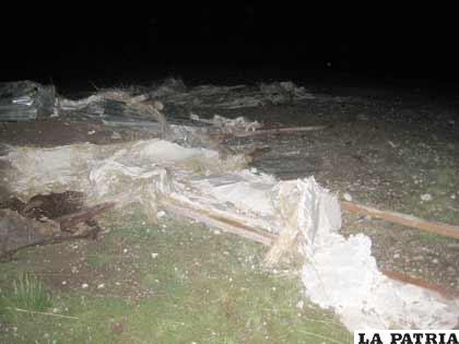 Hubo destrucción y llanto