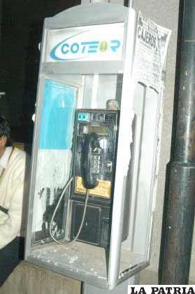 Caseta destruida por un “globazo”