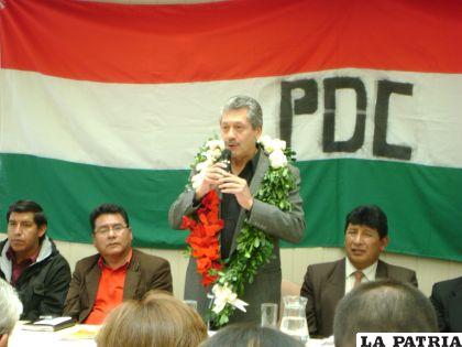 Ramiro Arzabe, candidato a alcalde de Oruro