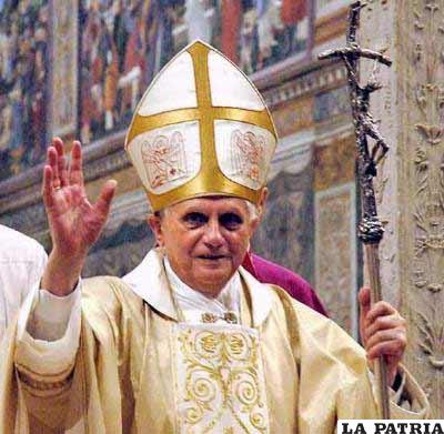 El papa Benedicto XVI