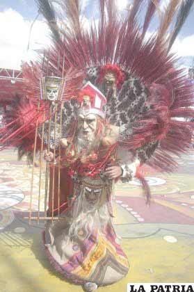 Uno de los brujos del conjunto Tobas Sud