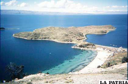 Vista del Lago Titicaca