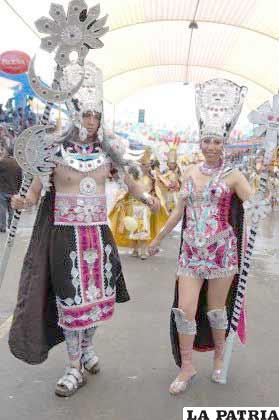 Uno de los conjuntos más tradicionales del Carnaval de Oruro, Incas “Hijos del Socavón”