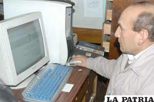 Hugo Mollinedo, responsable del Senamhi en Oruro
