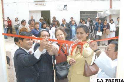 Corte de cinta del Pabellón de los Quemados