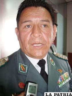 Comandante de la 2da. División de Ejército, Cnl. Juan Carlos Massi Guzmán
