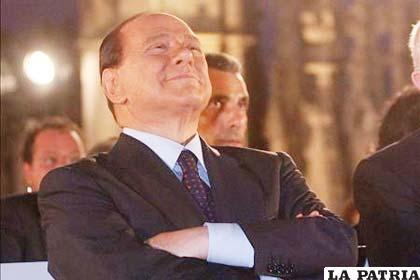 Primer ministro italiano, Silvio Berlusconi