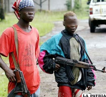 Diversas ONG se movilizaron para exigir la ratificación del Protocolo Facultativo de la Convención de los Derechos del Niño sobre la participación de menores en conflictos armados.