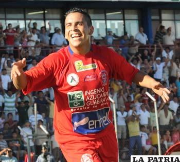 Marcos Ovejero, goleador de Guabirá
