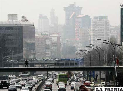 Madrid, la capital de España, sufre una severa contaminación ambiental