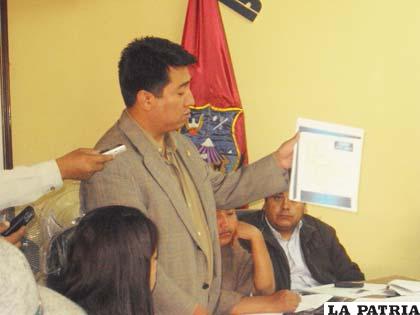 Diputado Choque reclama porque Oruro no tiene representación en nuevo gabinete