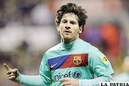 Leonel Messi, jugador del Barcelona FC