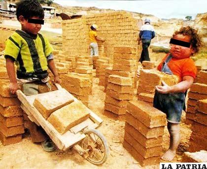 Muchos niños trabajan en condiciones extremas