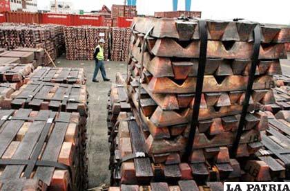 El cobre boliviano llegará a más mercados externos al haberse incrementado su producción