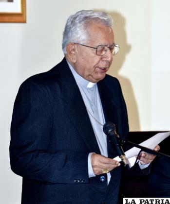 El Cardenal Julio Terrazas, exhortó a la pacificación del país