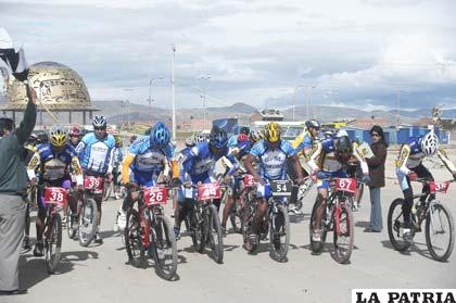 Ciclistas que intervinieron en la Copa Bolivia 2010