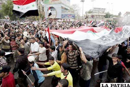 Las manifestaciones fueron para pedir la dimisión del Gobierno de Al Maliki 