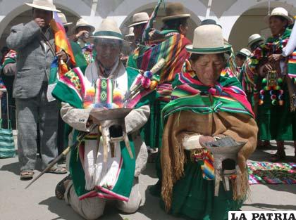 Ceremonial andino será ofrecido por ayllus orureños, el 15 de febrero