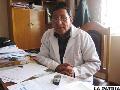El director del Hospital General, Ponciano Jiménez
