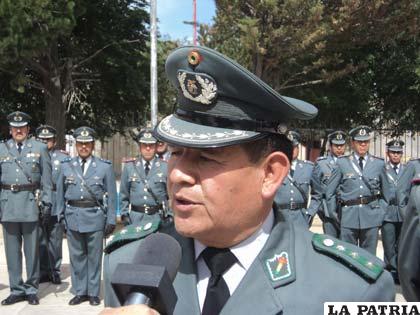 Cnl. Juan Carlos Massy, comandante de la 2da. División