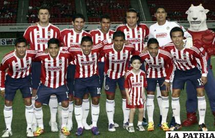El equipo de las Chivas de Guadalajara