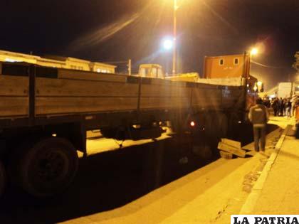 La chata que se desprendió del tráiler