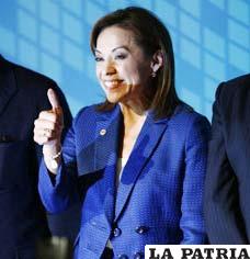 Josefina Vázquez Mota, candidata del Partido Acción Nacional (PAN), aspira ser la primera presidenta de México