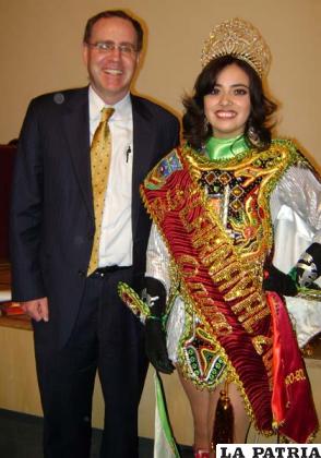 Embajador de EE.UU. y la predilecta del Carnaval de Oruro