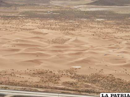 Los Arenales un atractivo turístico singular de Oruro 