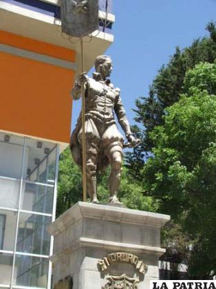 Efigie del fundador de Oruro, Manuel de Castro y Padilla