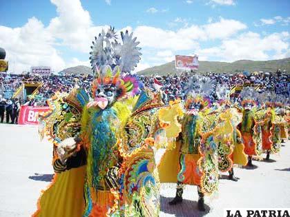 Morenos en la fiesta de La Candelaria, en Puno-Perú