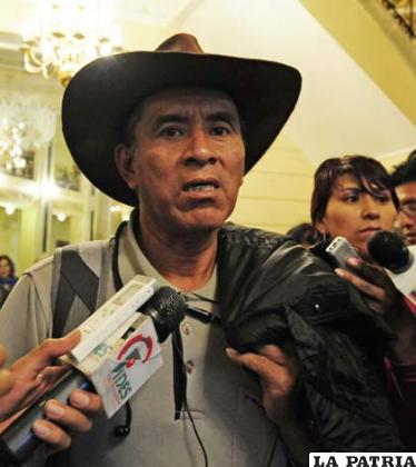 Indígenas reinician novena marcha a fines de marzo, según Fernando Vargas