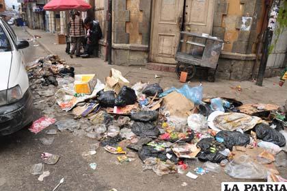 Los días de Carnaval la basura proliferó en la ciudad