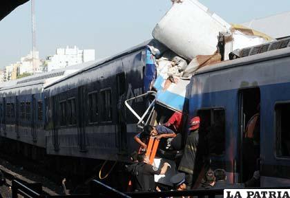 Cinco bolivianos padecieron el accidente de tren