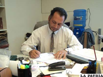 El fiscal de Distrito, Gonzalo Martínez