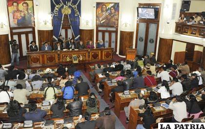 Cámara de Diputados que aprobó la Ley del trato preferente