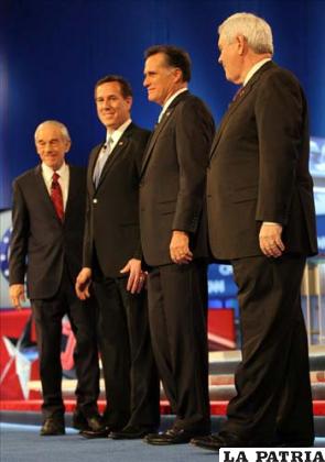 Los cuatro aspirantes que quedan para la candidatura presidencial republicana protagonizaron este jueves un fogoso debate en Carolina del Sur