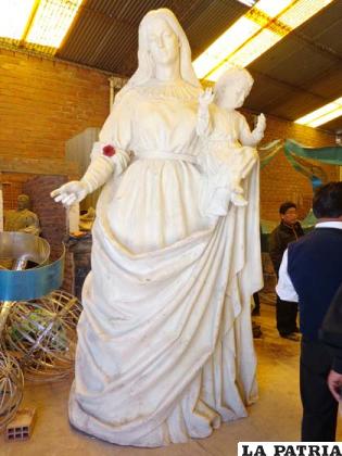 Maqueta de 3 metros fabricada por Rolando Rocha