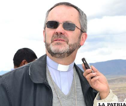 El Obispo de la Diócesis de Oruro, Cristóbal Bialasik