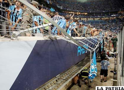 Ocho heridos en los festejos del Gremio