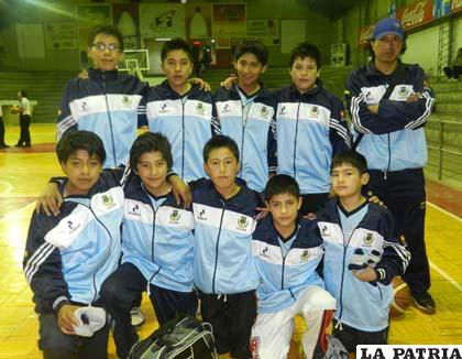 El equipo masculino de Oruro
