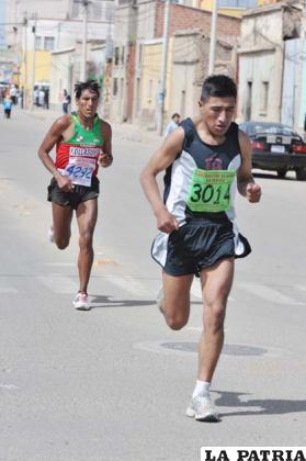 Atletas que participan en el evento