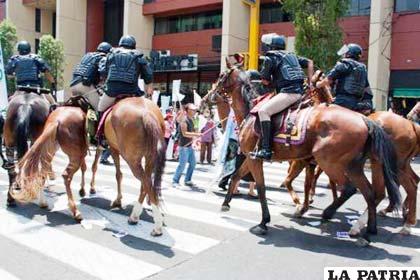 La policía montada del Perú