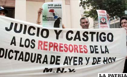 Las protestas en Paraguay fueron evidentes para castigar a los actores de la dictadura
