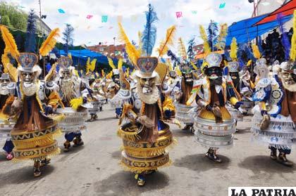 La morenada, una de las danzas representativas del Carnaval de Oruro